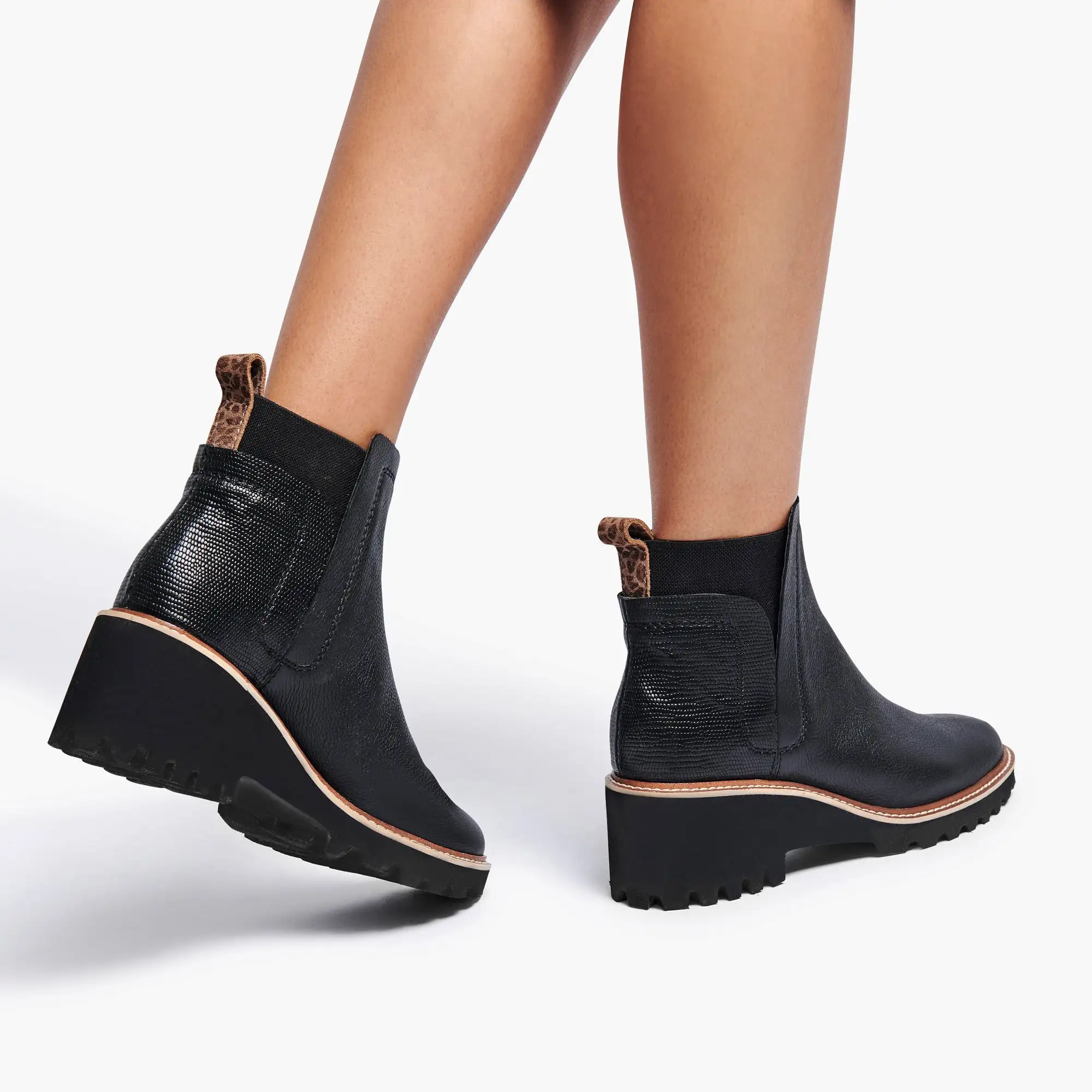 HUEY H2O BOOTS BLACK LEATHER - re:vita