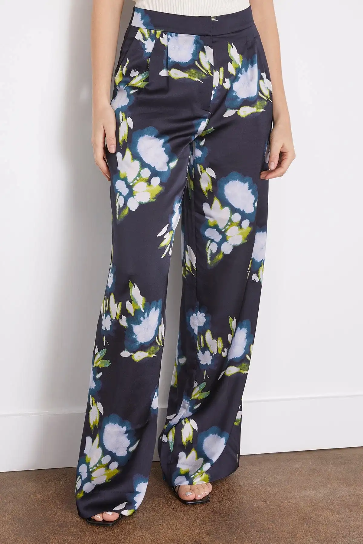 Kenia Pant in Black/Ballad Blue Multi (TS)