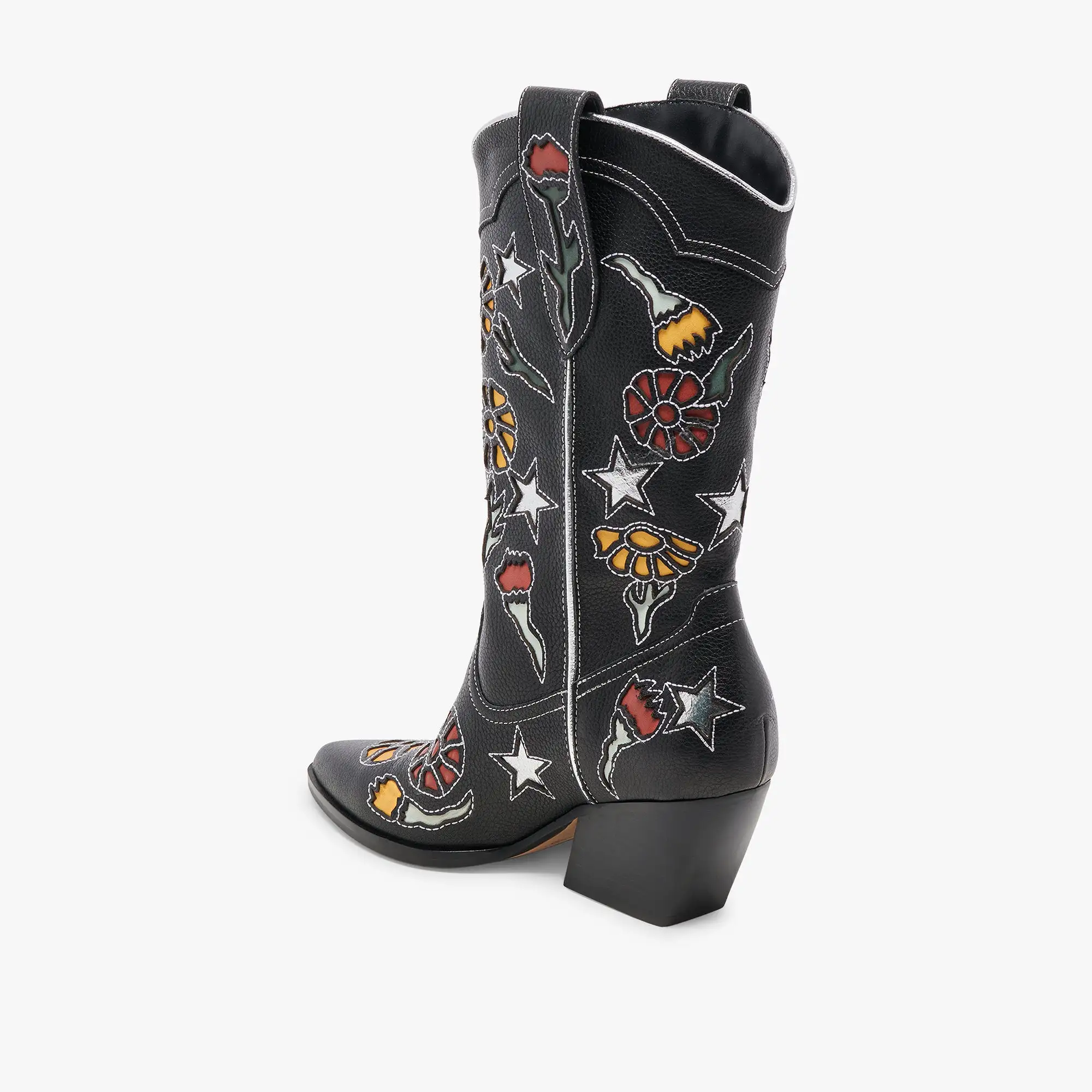 LASSIE BOOTS BLACK MULTI LEATHER