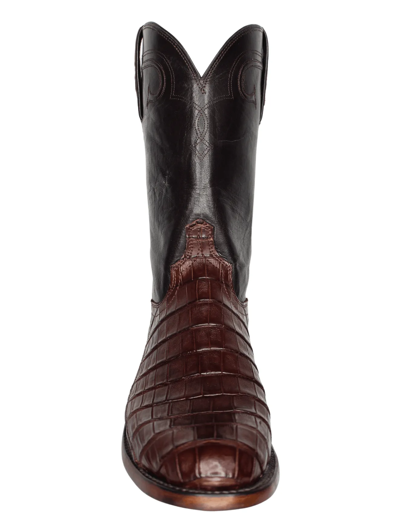 Lucchese Mens Gerard Sienna Caiman Boots