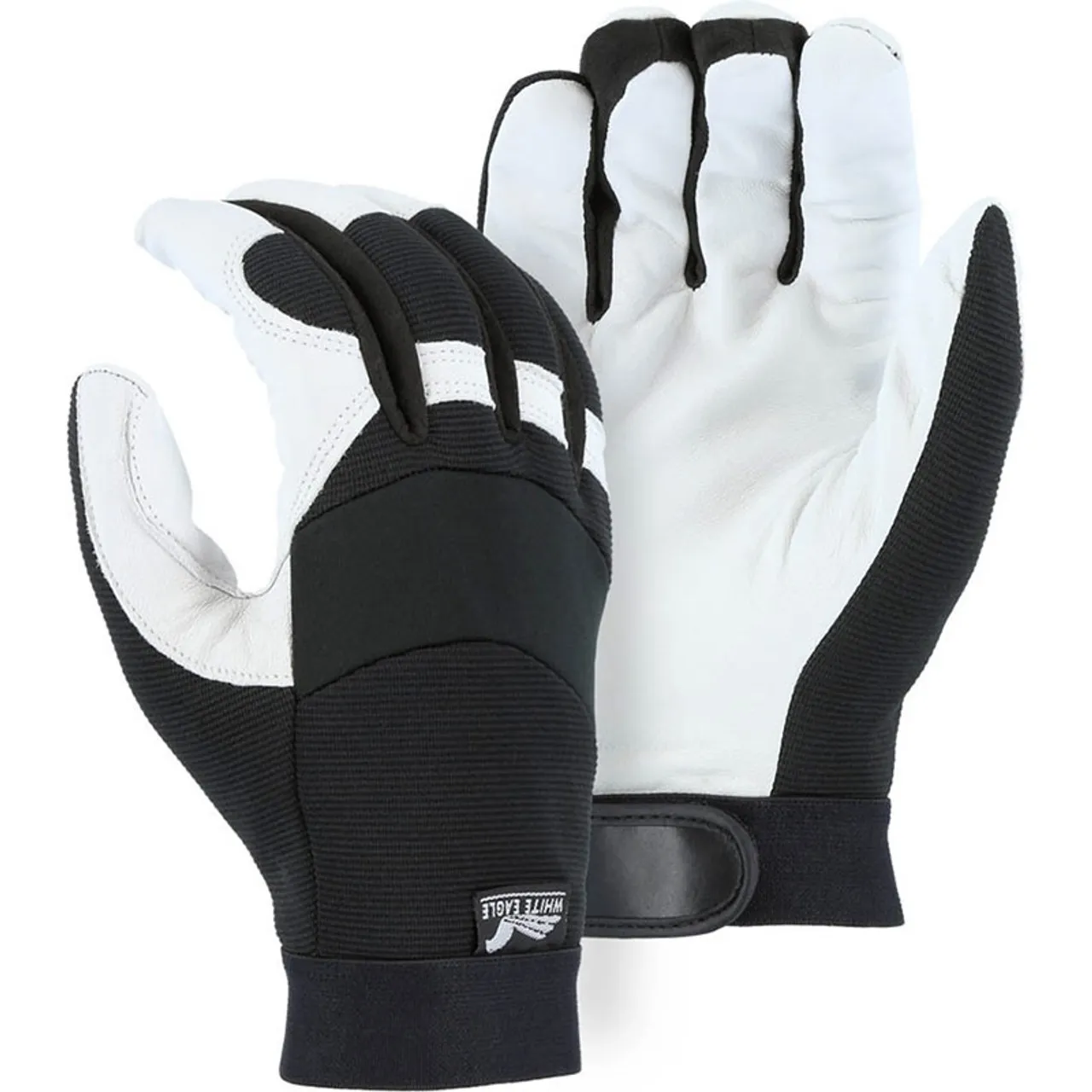 Majestic Case of 72 Pair Winter Lined White Eagle Mechanics Gloves 2153T