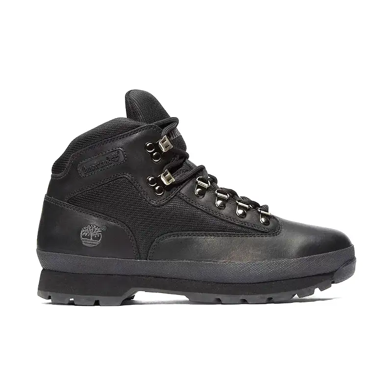 Men's Euro Hiker Waterproof Black Nubuck