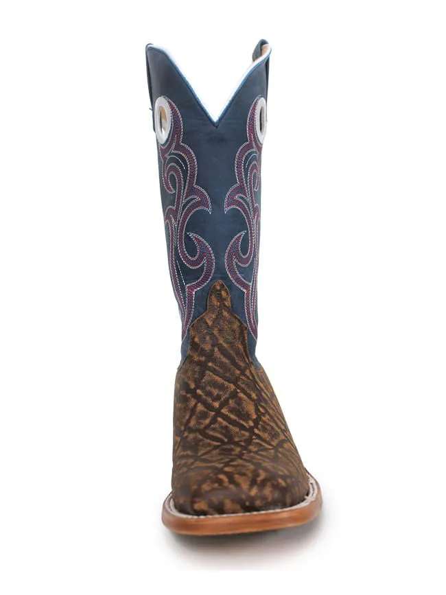 Mens Horse Power Elephant Print Boots