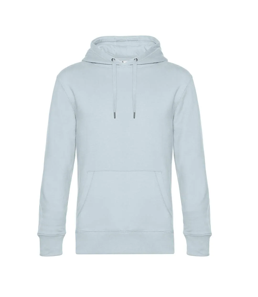 Mens king hoodie sky blue B&C