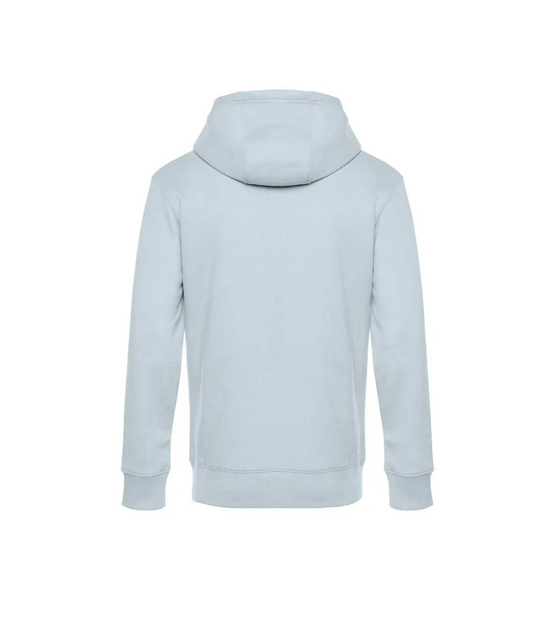 Mens king hoodie sky blue B&C