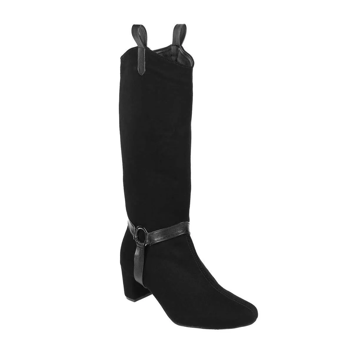 Metro Women Black Party Boots