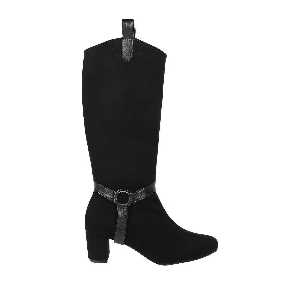 Metro Women Black Party Boots