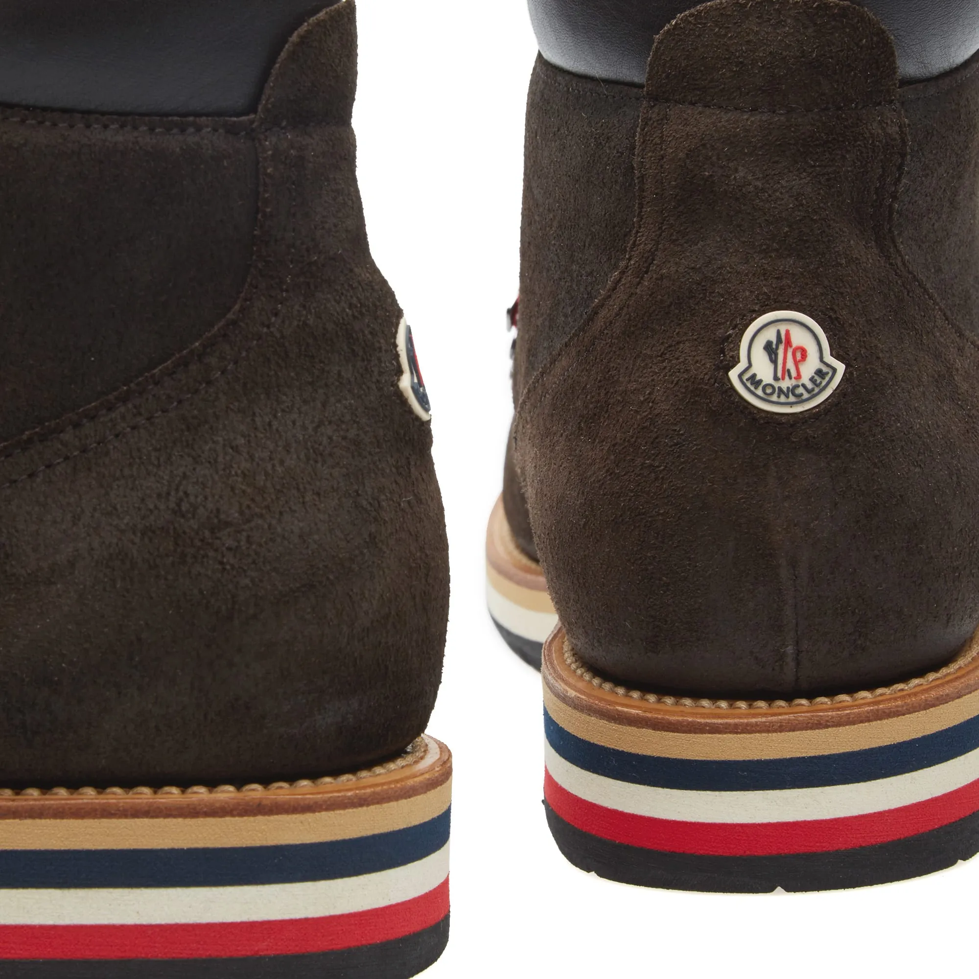 Moncler Suede Peak BootDark Brown