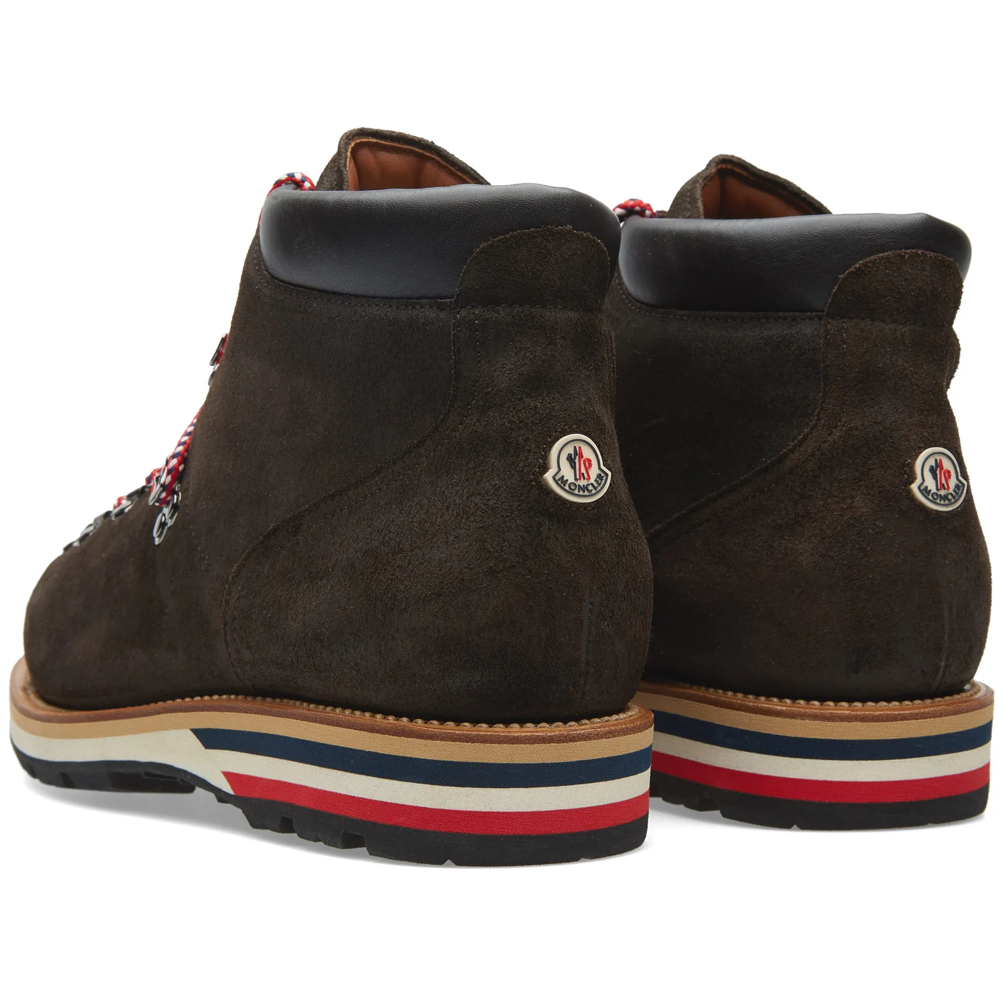 Moncler Suede Peak BootDark Brown