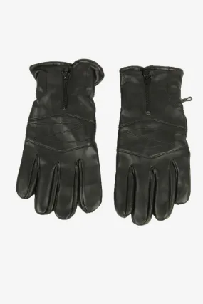 Motorbike Vintage Gloves Race Fur Lined Smart Winter 90s Black Size XL - Pepper Tree London