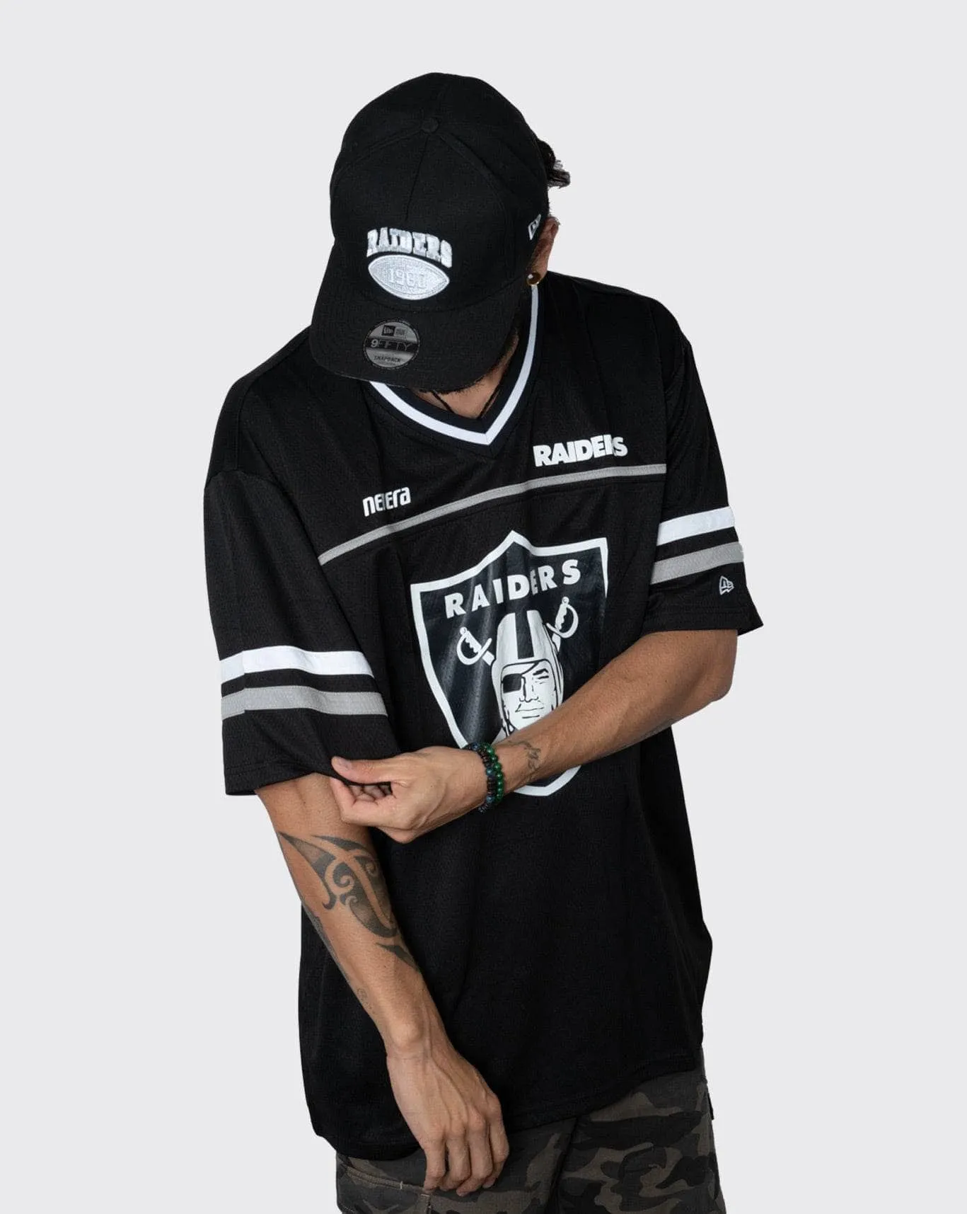 New Era Las Vegas Raiders Oversized Mesh Tee