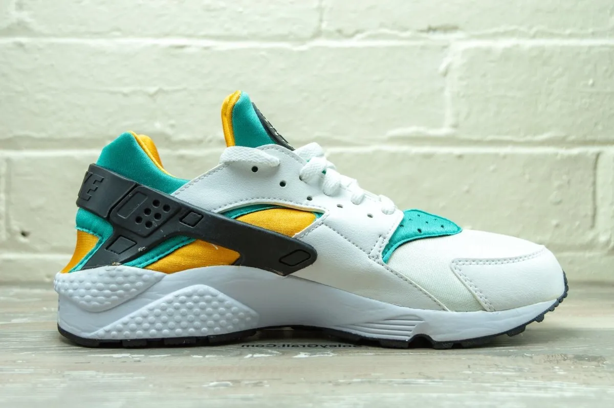 Nike Air Huarache White Turquoise Gold 318429 137