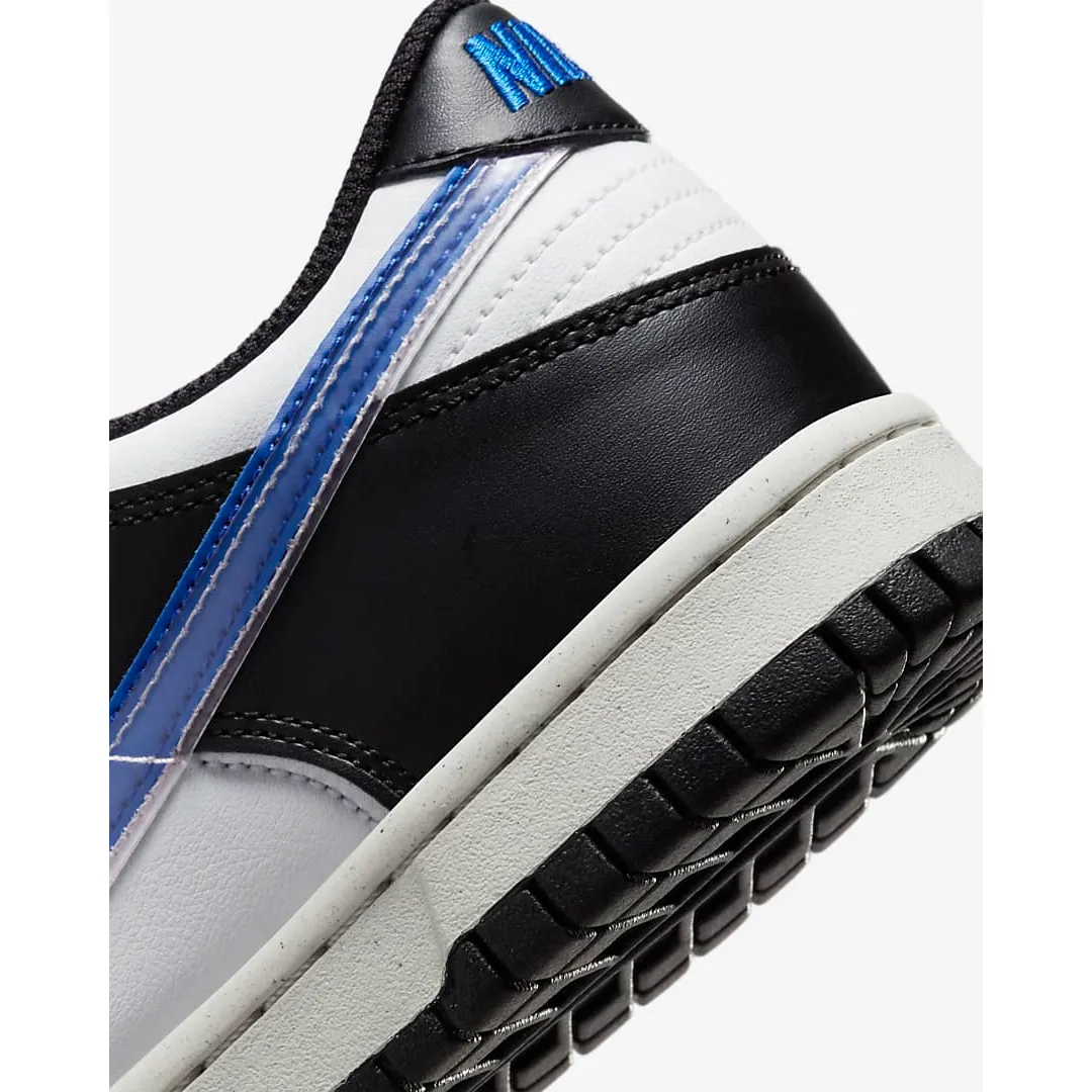 Nike Kid's Dunk Low Next Nature Shoes - Black / Hyper Royal / Summit White / Black