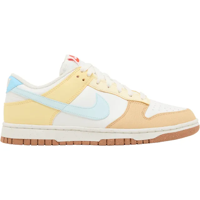 Nike Women's Dunk Low Shoes - Summit White / Aquarius Blue / Soft Yellow / Glacier Blue