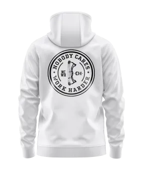 Nobody Cares Work Harder Bow Seal Hoodie