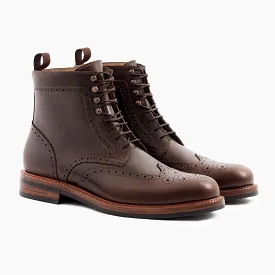 Nolan Brogue Boots - Pull-Up - Men's