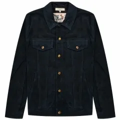 Nudie Robby Nubuck Jacket Navy