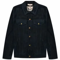 Nudie Robby Nubuck Jacket Navy