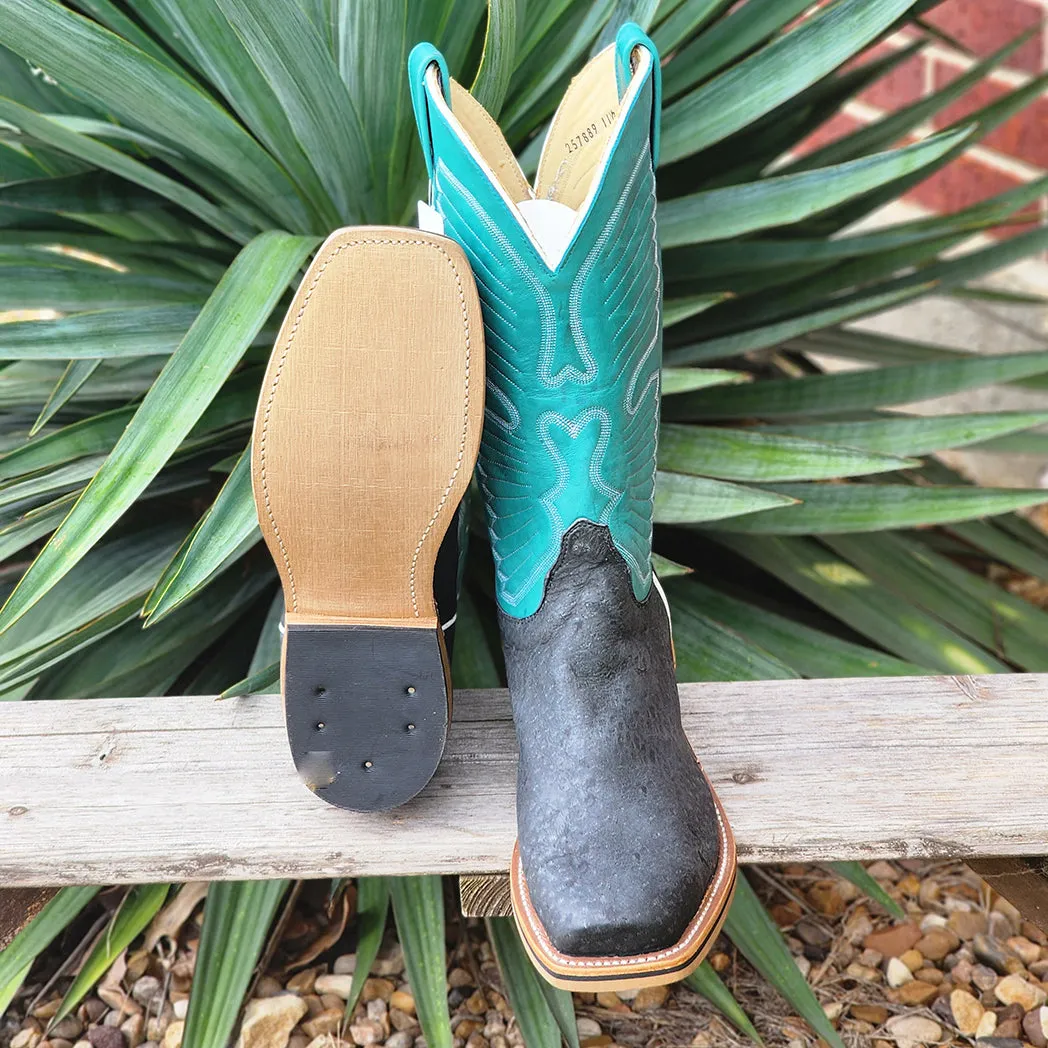 Olathe Men's Turquoise & Grey Carpincho Boots