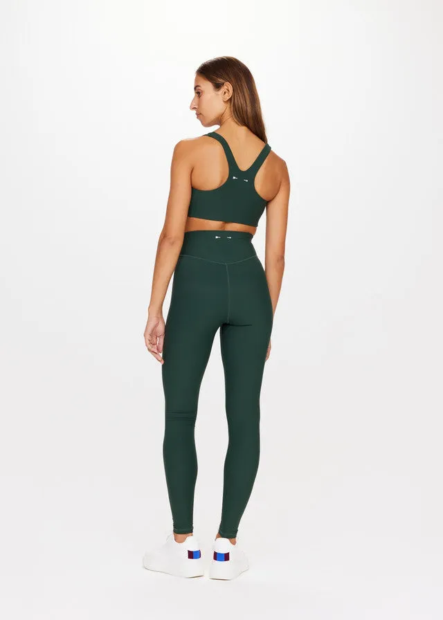 Peached High Rise Pant - British Racing Green