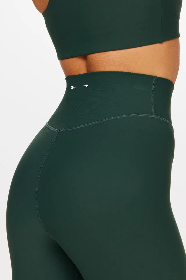 Peached High Rise Pant - British Racing Green