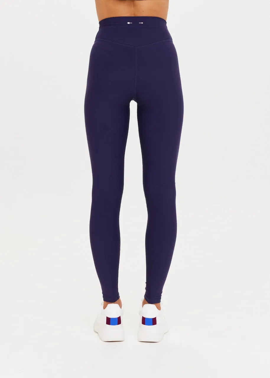 Peached High Rise Pant - Navy