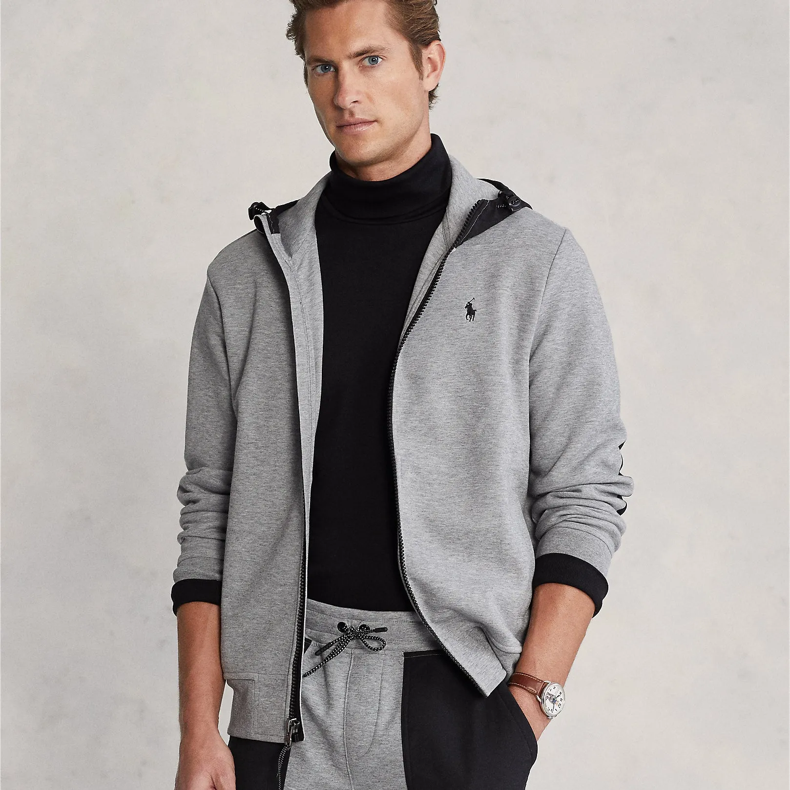 Polo Ralph Lauren - Hybrid Water Repellent Hoodie in Grey