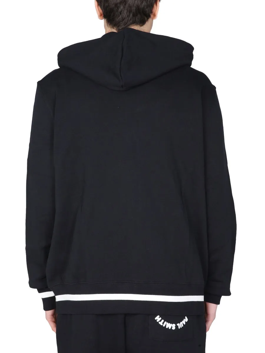 PS Paul Smith Smiley Logo Zipped Hoodie