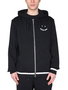 PS Paul Smith Smiley Logo Zipped Hoodie