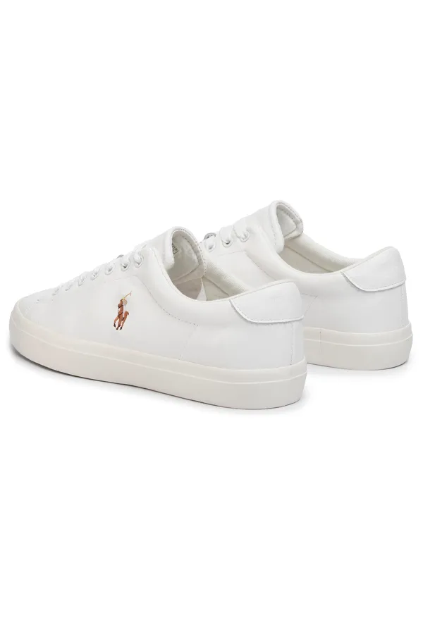 Ralph Lauren Longwood Leather Sneaker White