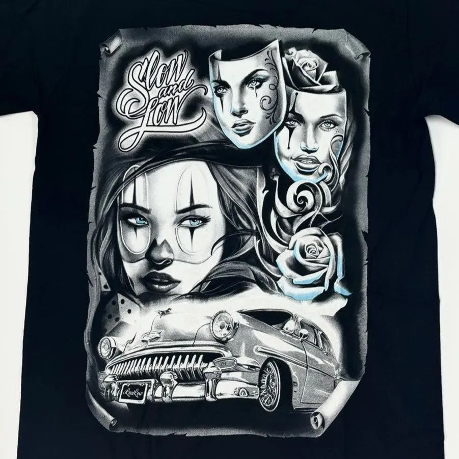 REAL STREET Slow and Low Heavyweight Graphic T-shirt