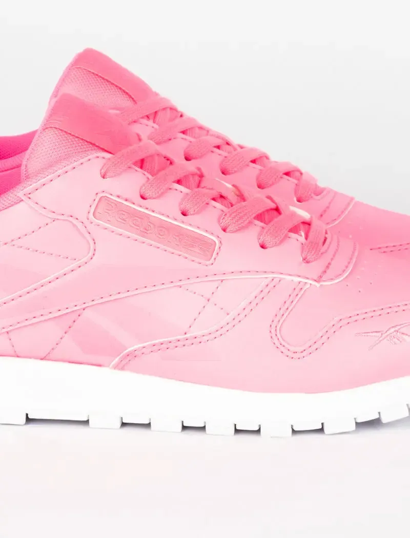 Reebok Classic Leather Trainer Le Pink / White