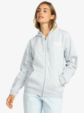 Roxy Surf Stoked Zipped Hoodie - Heritage Heather