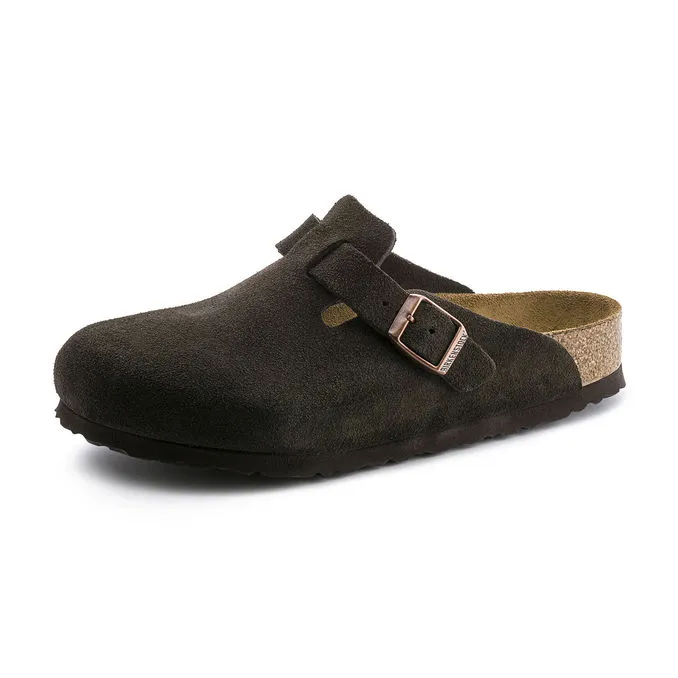 SANDALS BOSTON SUEDE Unisex Mocca