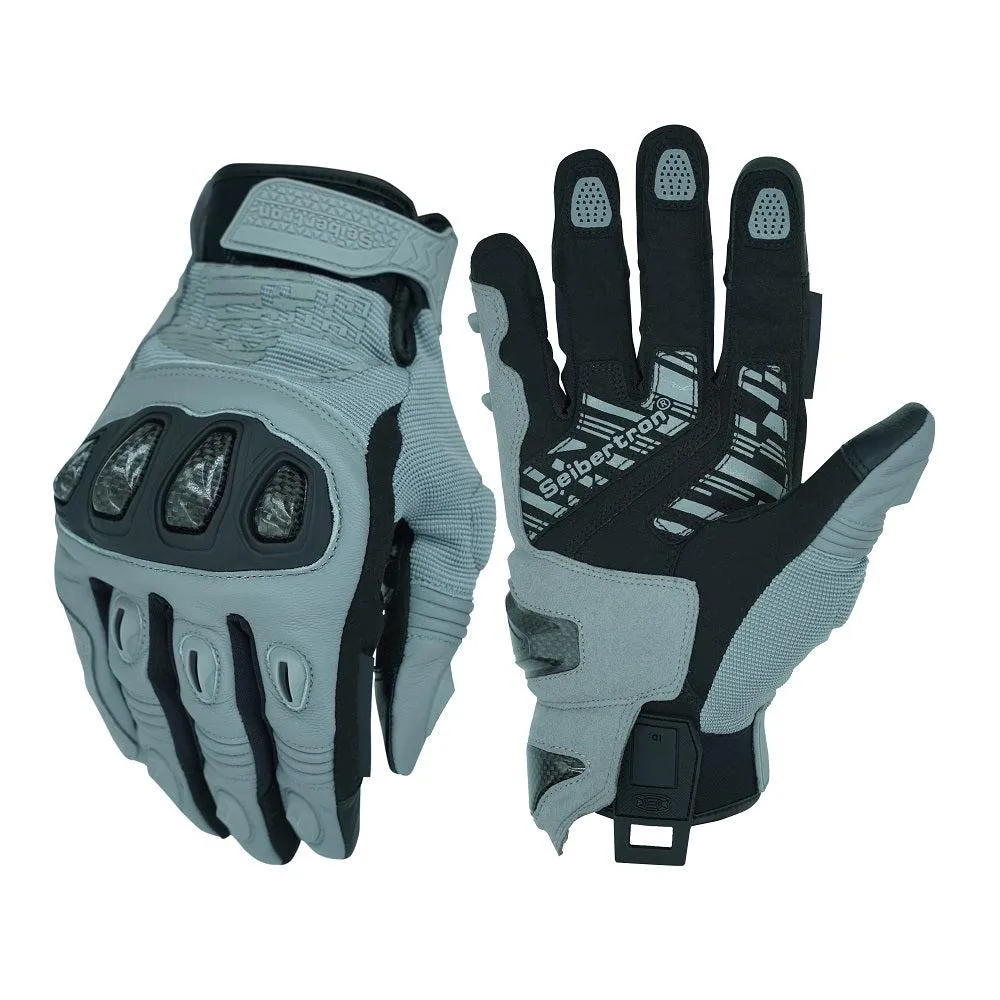 Seibertron Youth SPS-4 Winter Cold Weather Motorcycle Gloves Rainproof Riding with Touchscreen Warm Gauntlet for Boys and Girls