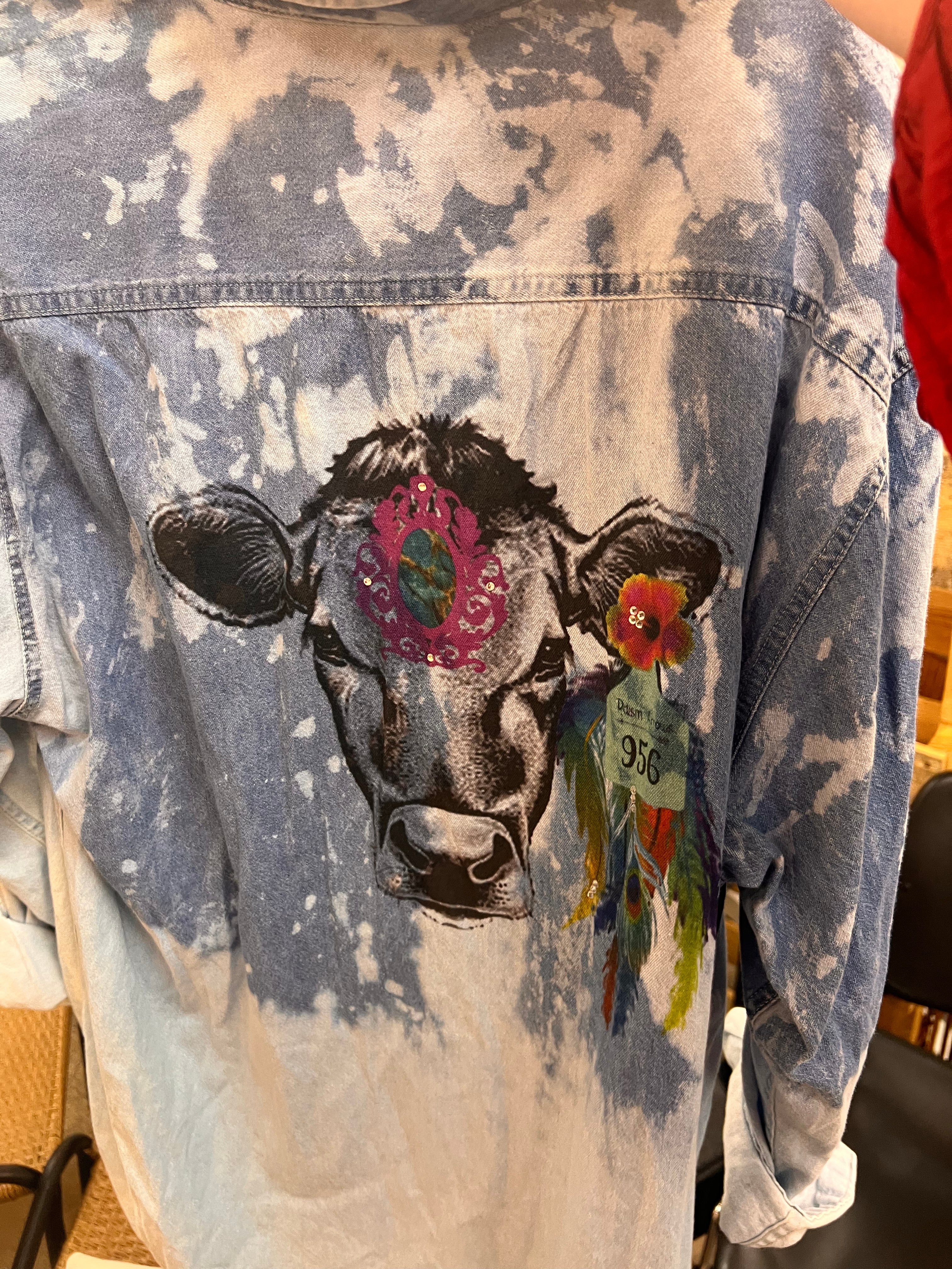 Show Ready Cow Denim Shirt