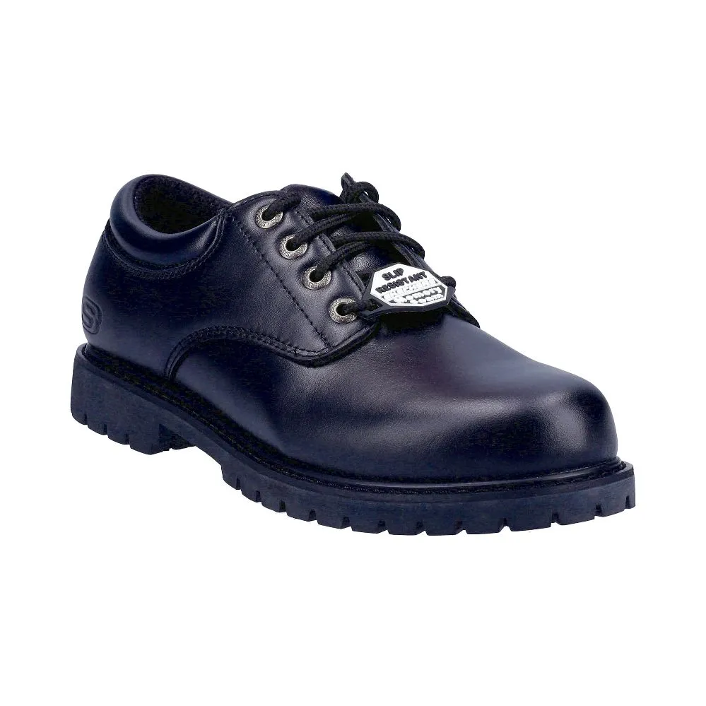 Skechers Cottonwood Elks Metal Free   Non Safety Shoes Black Size 10 - Screwfix