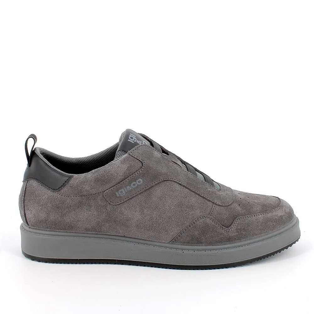 SNEAKERS IGI&CO UOMO SCAMOSCIATO SPECIAL ANTRACITE 2630111