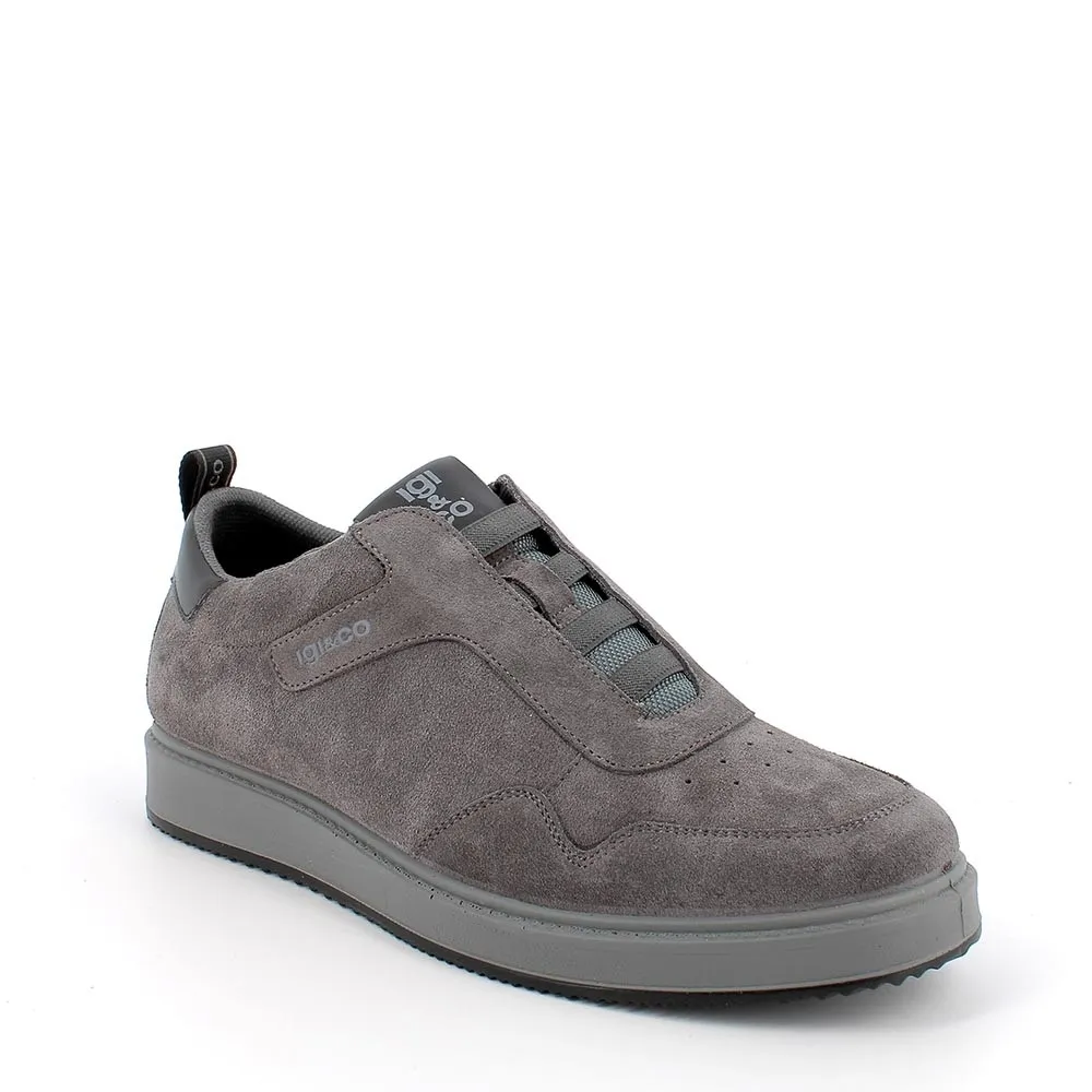 SNEAKERS IGI&CO UOMO SCAMOSCIATO SPECIAL ANTRACITE 2630111