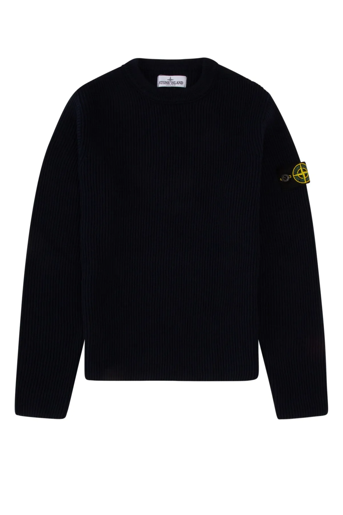 Stone Island Junior Logo Patch Crewneck Sweater