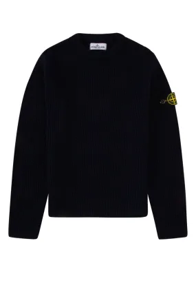 Stone Island Junior Logo Patch Crewneck Sweater