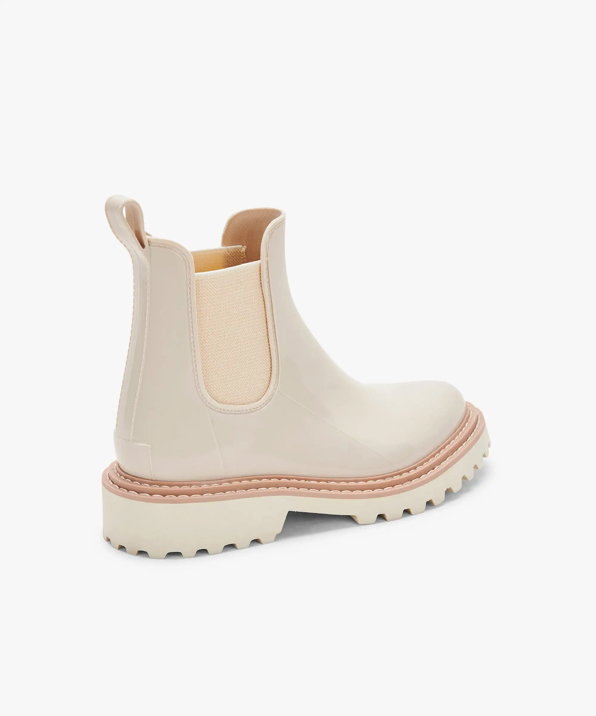 STORMY RAINBOOTS IN IVORY PATENT STELLA - re:vita