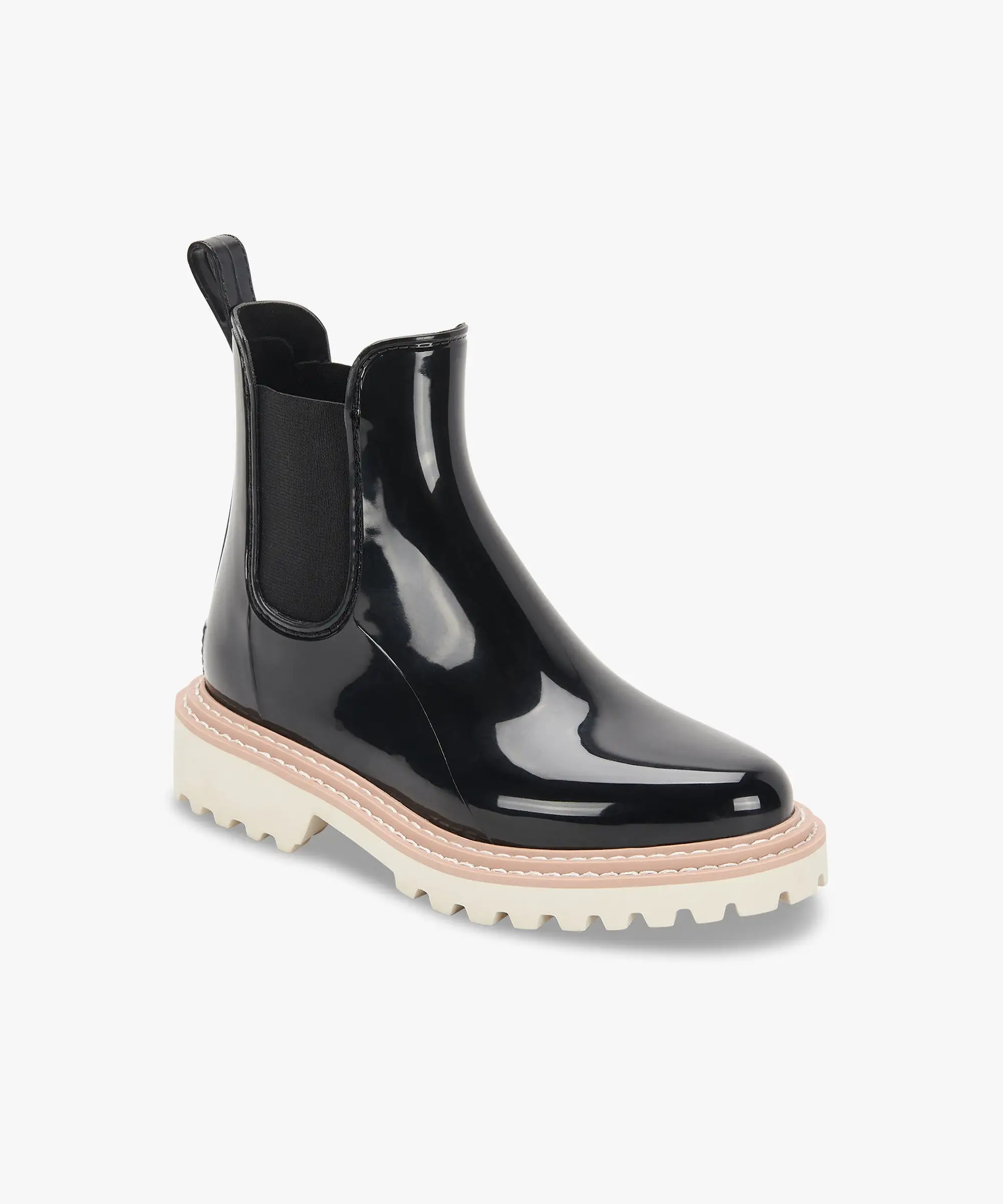 STORMY RAINBOOTS ONYX PATENT STELLA - re:vita