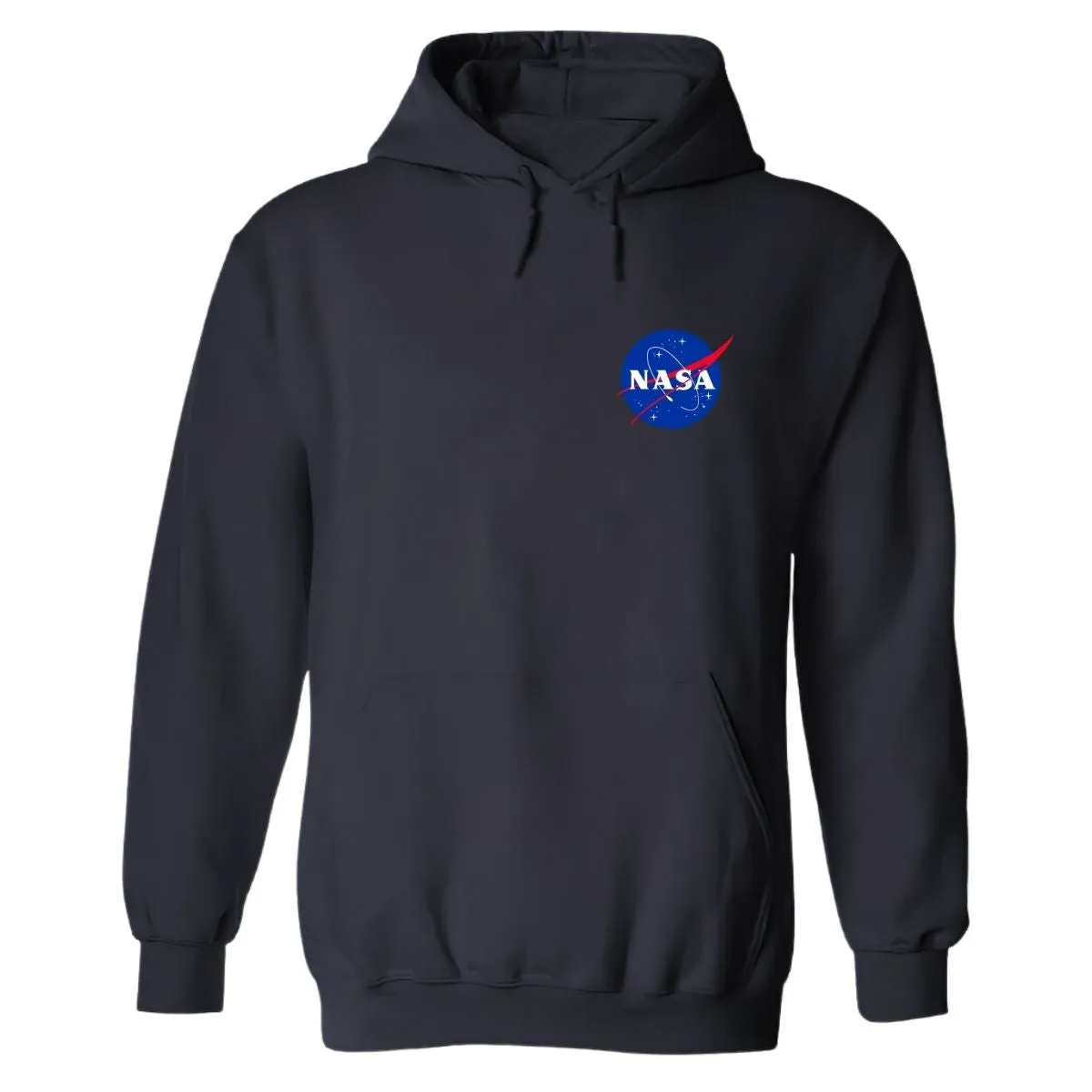 Sudadera Hombre Hoodie Nasa Logo Espacial Escudo