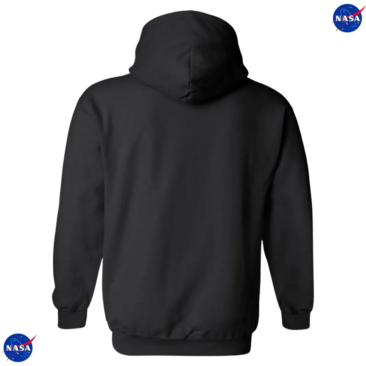 Sudadera Hombre Hoodie Nasa Logo Espacial Escudo