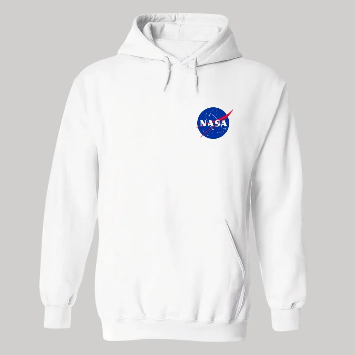 Sudadera Hombre Hoodie Nasa Logo Espacial Escudo