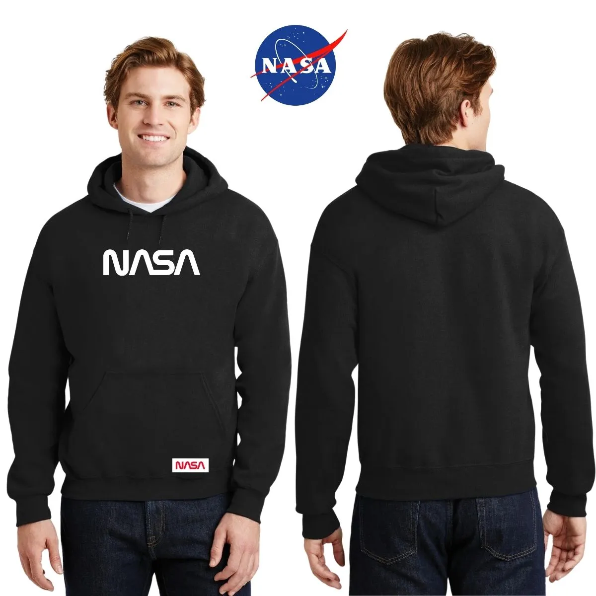 Sudadera para Hombre Hoodie Nasa Worm Mono