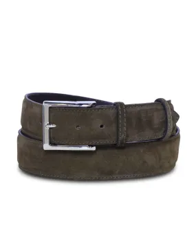 Suede Belt in Olive