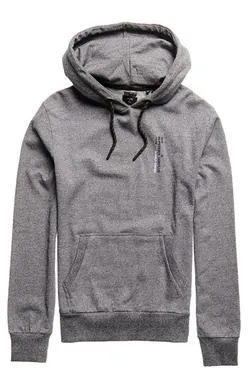 Superdry Surplus Graphic Hoodie in Black Grit