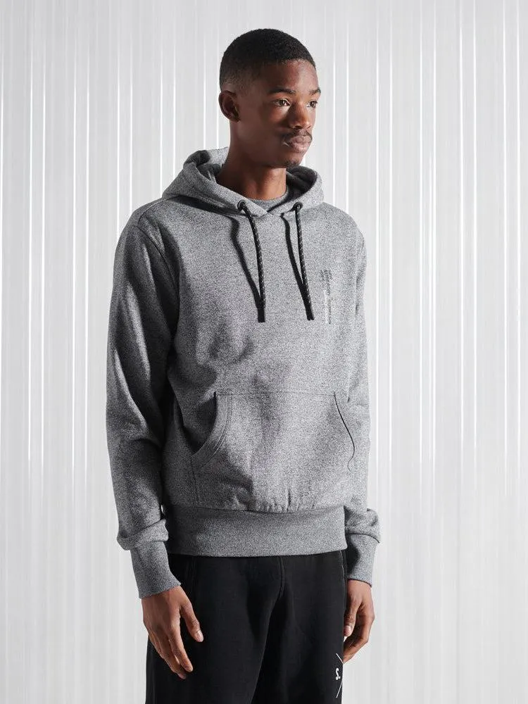 Superdry Surplus Graphic Hoodie in Black Grit